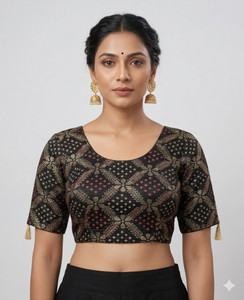 Naman textile Round Neck Women Blouse