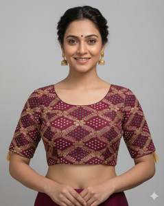 Naman textile Round Neck Women Blouse