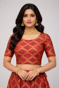 Naman textile Round Neck Women Blouse