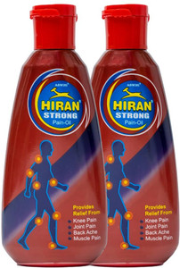 Hiran Strong Pain Oil 80Ml 2PC with Money Back Guarantee from. inside Liquid