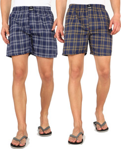 levex Checkered Men Boxer