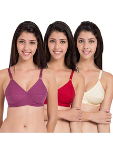 SOUMINIE by Belle Lingeries Souminie U-Back 100% Cotton Non-Padded Minimizer Full Coverage Bra Women Full Coverage Non Padded Bra