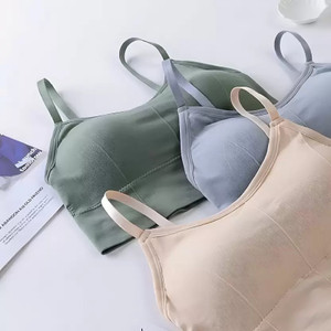 lgr Pack of 3 Women Sports Lightly Padded Bra Women Sports Lightly Padded Bra