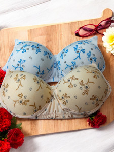 Anamta Women Full Coverage lightly Padded Bra (Pack of 2) Women Everyday Lightly Padded Bra