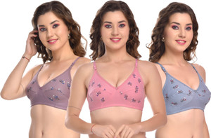 FASHARIOUS Push Up Full-coverage Non Paded Bra Women And Girls Women Everyday Non Padded Bra