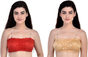 BRATON Women Bandeau/Tube Lightly Padded Bra