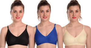MIESTILO Seamless Women T-Shirt Non Padded Bra