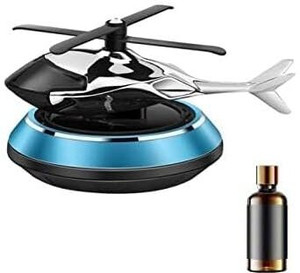 LAVITRA Helicopter Air Freshener, Lemon Car Freshener Diffuser Solar Helicopter Freshener