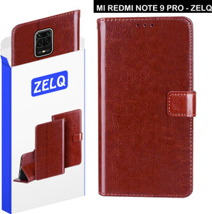 Zelq Flip Cover for Mi Redmi Note 9 Pro