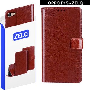 Zelq Flip Cover for Oppo F1s