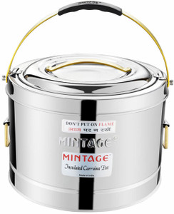 Mintage Stainless Steel Hot Pot 20 Liters | Serving Pot for Better Serve Thermoware Casserole