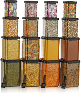METGUNZ Plastic Grocery Container  - 1400 ml, 900 ml, 650 ml, 350 ml
