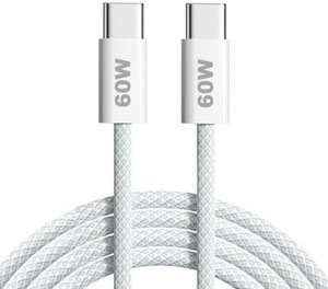 Marchpower Type C 5 A 1 m Original Type C to Type C Cable for iPhone Charger Cable (MFi Certified) 60 Watt