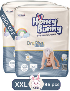 HONEY BUNNY Baby Diaper Pants Super Soft Dry Plus 12 Hour protection - XXL - XXL