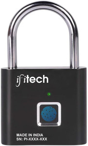 IFITech IFIPADLOCK-V2 Keyless Rechargeable Fingerprint Padlock Smart Door Lock Smart Door Lock