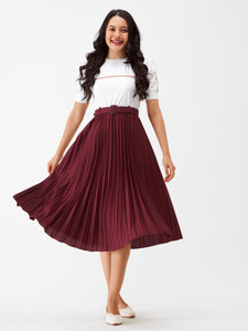 AASK Women Fit and Flare Gold Dress