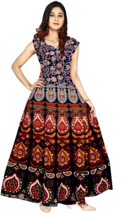 Unique Choice Women Maxi Multicolor Full Length Dress