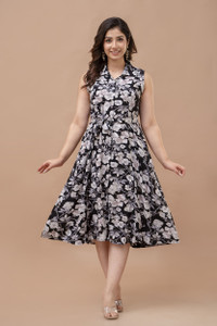 VIPY HANGER Women Floral Print A-line Kurta