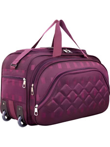 KNSE (Expandable) Travel Duffle Bags Trolley Luggage Duffel With Wheels (Strolley)
