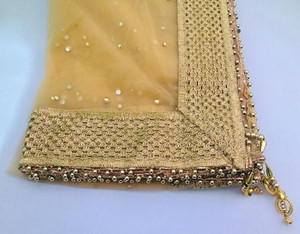 APNA KAPDA BAZAAR Net Self Design Women Dupatta