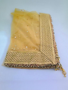 APNA KAPDA BAZAAR Net Self Design Women Dupatta