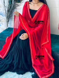 Dhruvisha Chiffon Solid Women Dupatta
