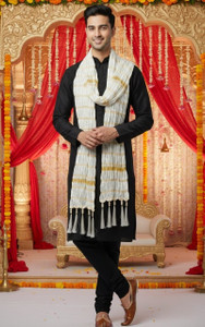 Wearfab Silk Blend Solid Men Dupatta