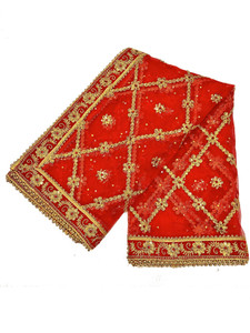 ASHA CHUNRI HOUSE Net Embroidered Women Dupatta