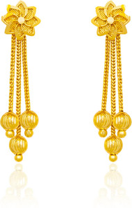 arch fashion Traditional Micron Plated Sui Dhaga Earring Brass Stud Earring
