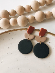 Vmaplayfashion Clay earrings for girls Terracotta, Resin Jhumki Earring, Drops & Danglers