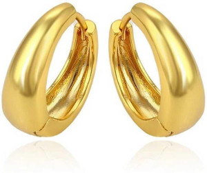 Jagsun On Point Kaju Bali Hoops earrings for men Brass Hoop Earring, Stud Earring, Clip-on Earring
