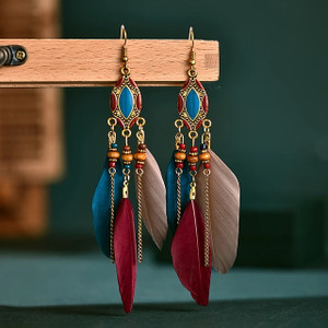 BlueShine Korean Earring Alloy Drops & Danglers