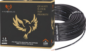 AKIA 1.5 sq/mm Black 90m Industrial Wire - Image 6