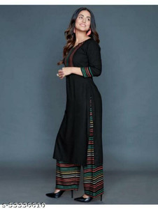 GC SHOP Women Kurti Palazzo Set