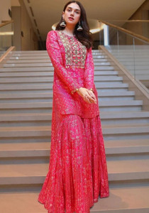 HouseOfCommon Women Kurti Sharara Set