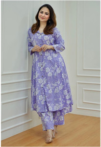 Shrivani Women Kurta Palazzo Set