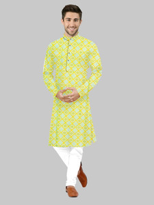 CELLUX Men Kurta Pyjama Set