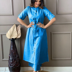 VCJ Women Kurta Palazzo Set