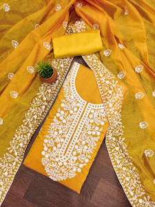 Fasdest Modal Embroidered Salwar Suit Material