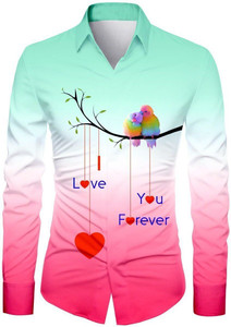 MAME CREATION Polyester Printed Shirt Fabric