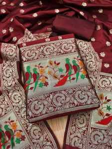 Divastri Jacquard Embroidered Salwar Suit Material