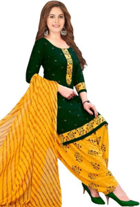 shyam enterprises Crepe Printed Salwar Suit Material