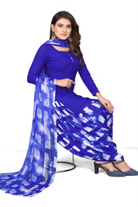 pgf Cotton Blend Printed Kurta & Patiyala Material