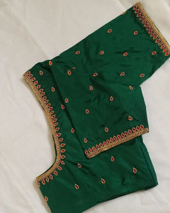 Kaf Art Silk Embellished Blouse Material