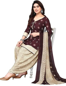 Varishtaa Cotton Blend Printed Salwar Suit Material