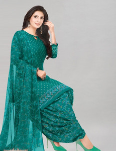 Varishtaa Cotton Blend Printed Salwar Suit Material