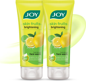 Joy Skin Fruits Lemon Brightening  For Oily Skin with Vitamin C Face Wash