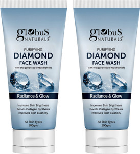 Globus Naturals Revival Diamond For Boosting Shine & Fighting Signs Of Aging Face Wash