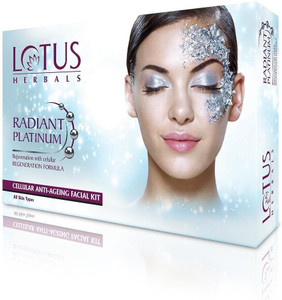 LOTUS Herbals Radiant Platinum Cellular Anti Ageing Facial Kit - Image 6
