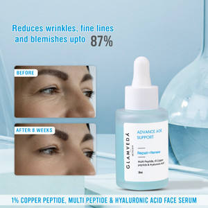 GLAMVEDA Advanced Age Support Serum| 1% Copper Peptide, Multi-Peptides & Hyaluronic Acid